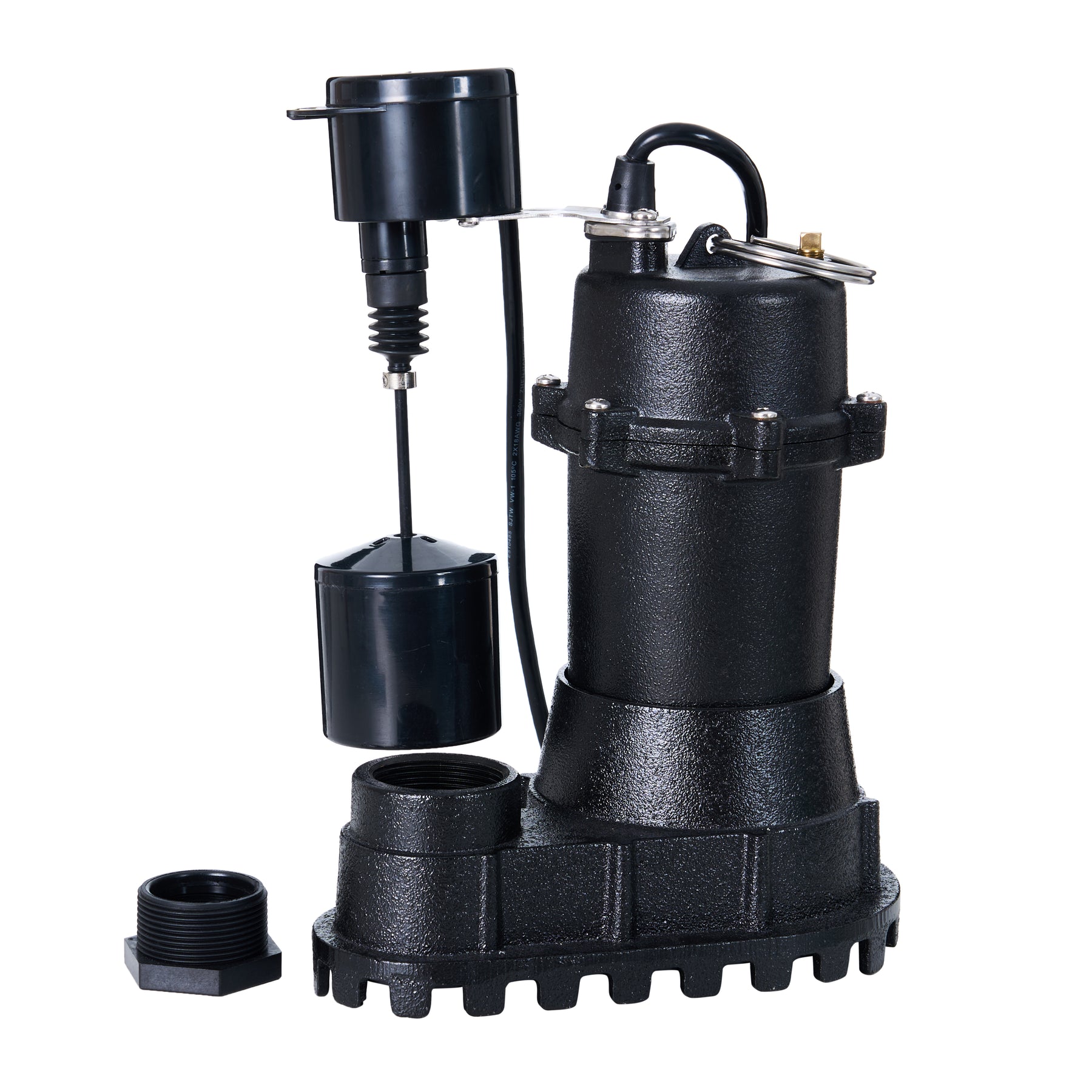 Cast Iron Sump Pump w/ Vertical Float, 1/2 HP, 58 GPM at 10 ft