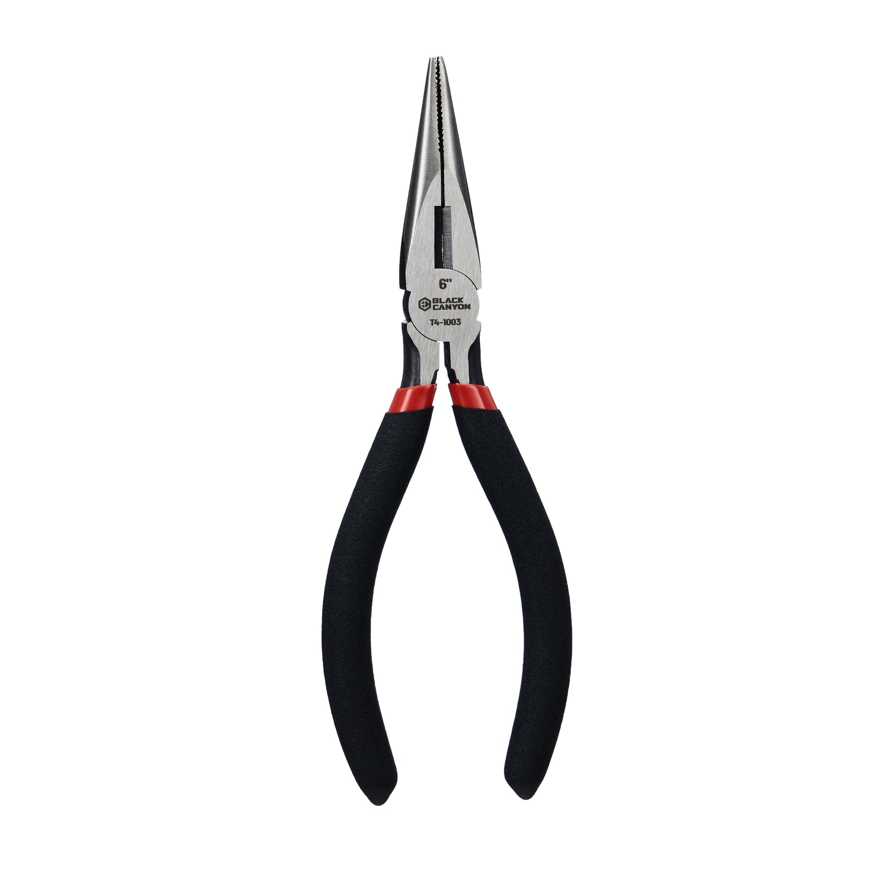 Long-Nose Pliers, 6 in Length, Comfort Grip