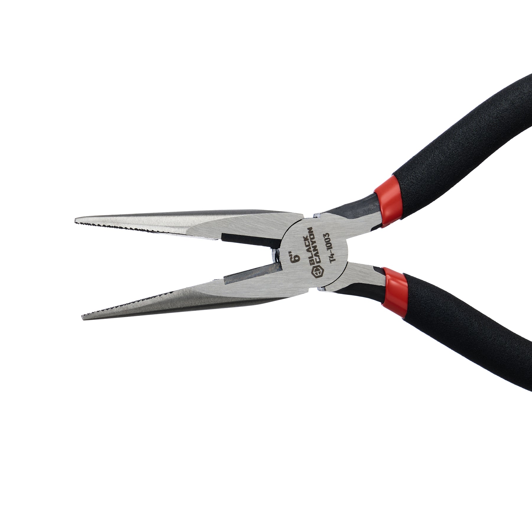 Long-Nose Pliers, 6 in Length, Comfort Grip