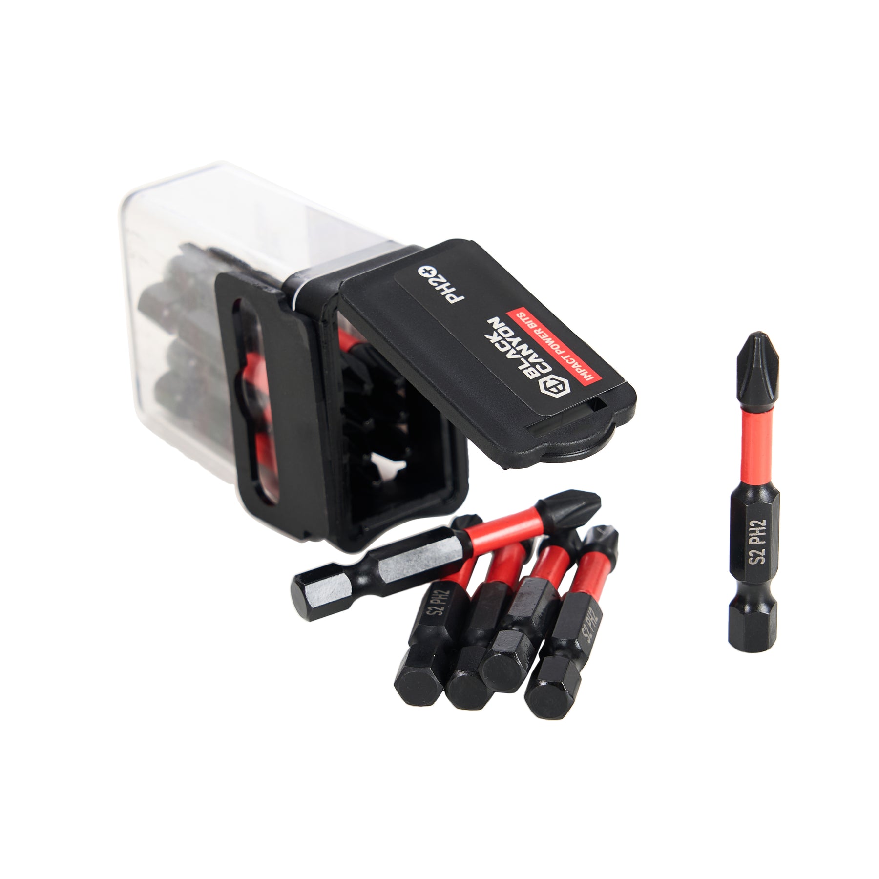 Impact Screwdriver Bits, Phillips PH2, 15-pack