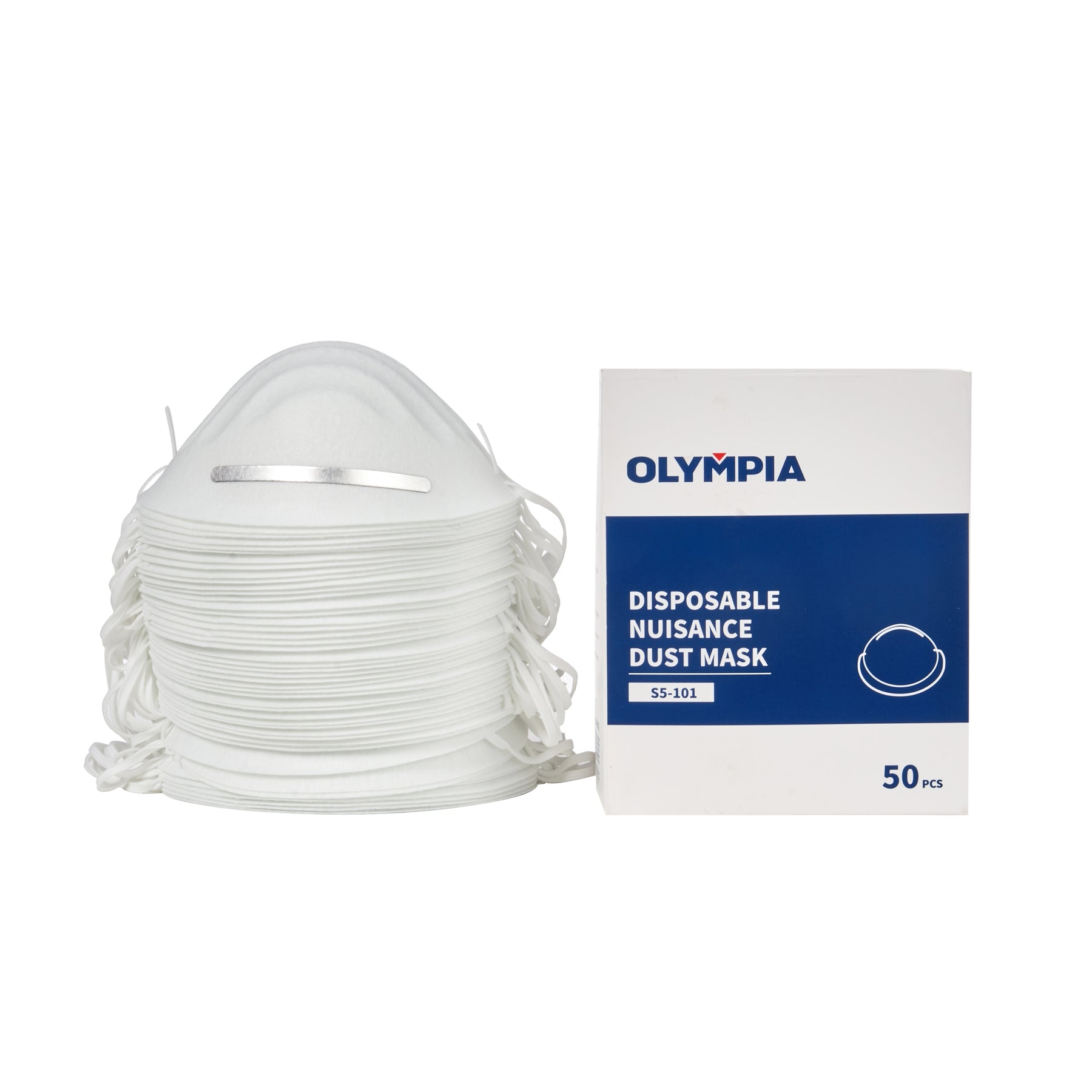 Disposable Dust Mask, Single Use, 50 count