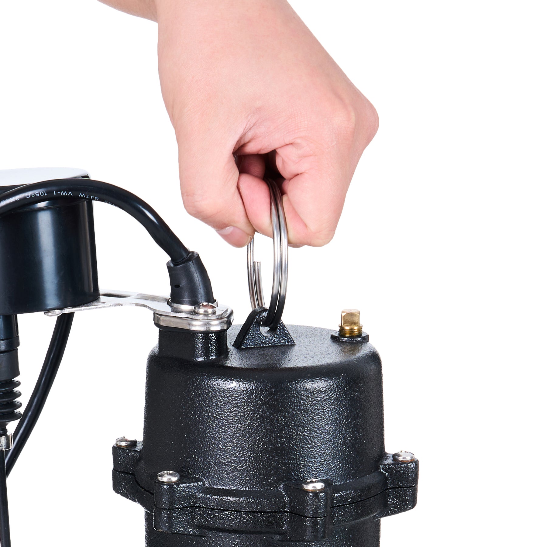 Cast Iron Sump Pump w/ Vertical Float, 1/2 HP, 58 GPM at 10 ft