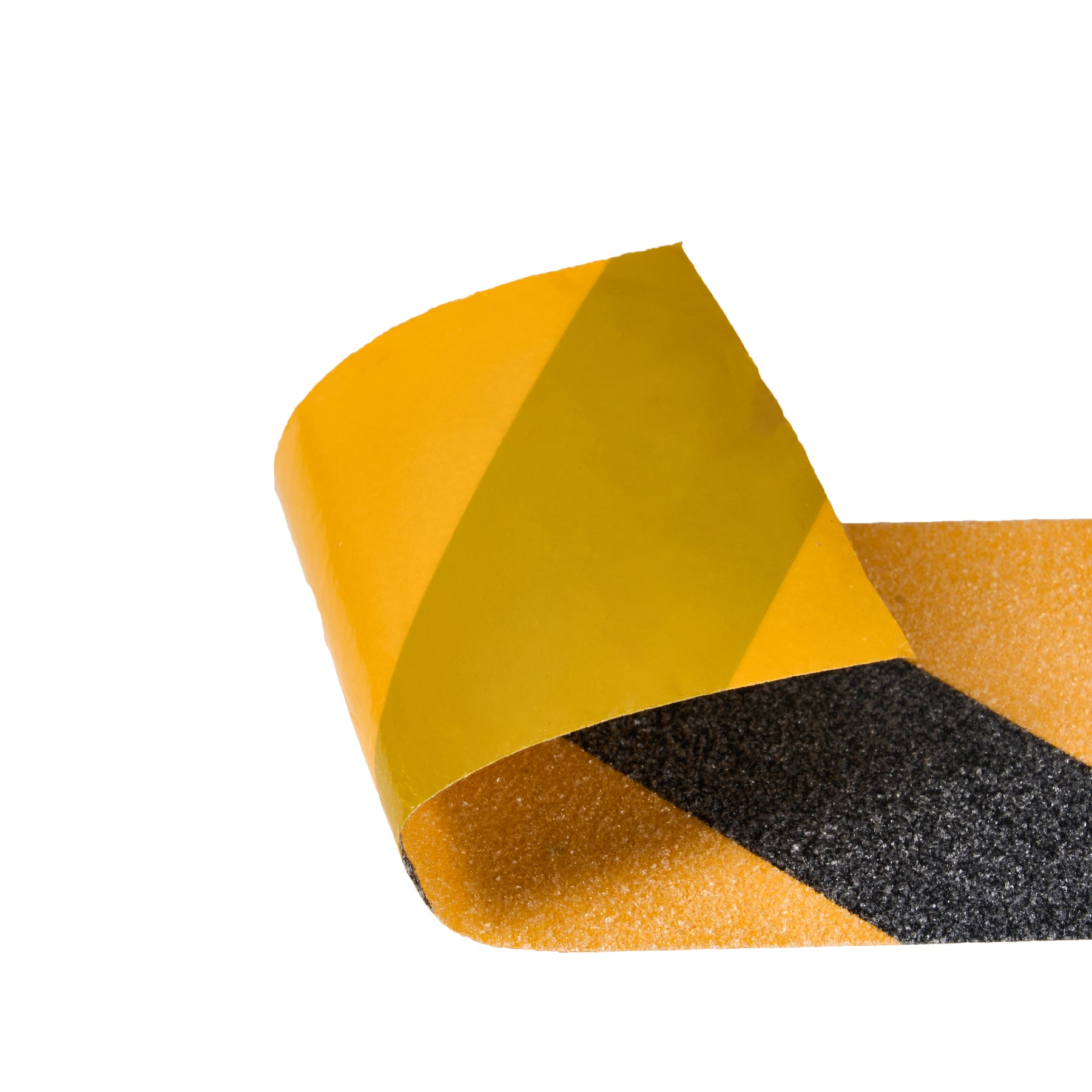 2" Anti-Slip Tape, Coarse, 60 Grit, 25 mil, Black/Yellow Stripe