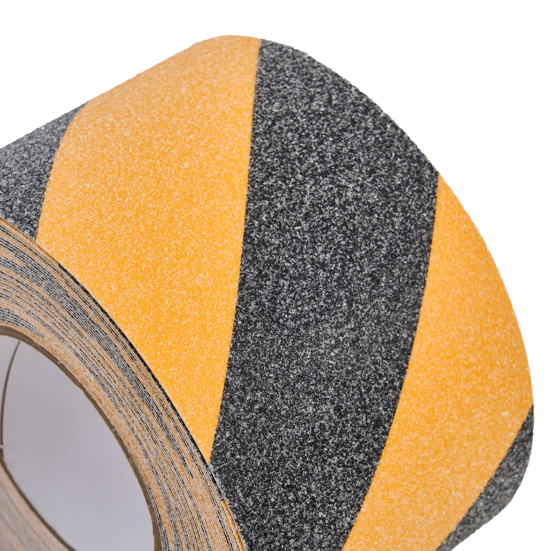2" Anti-Slip Tape, Coarse, 60 Grit, 25 mil, Black/Yellow Stripe