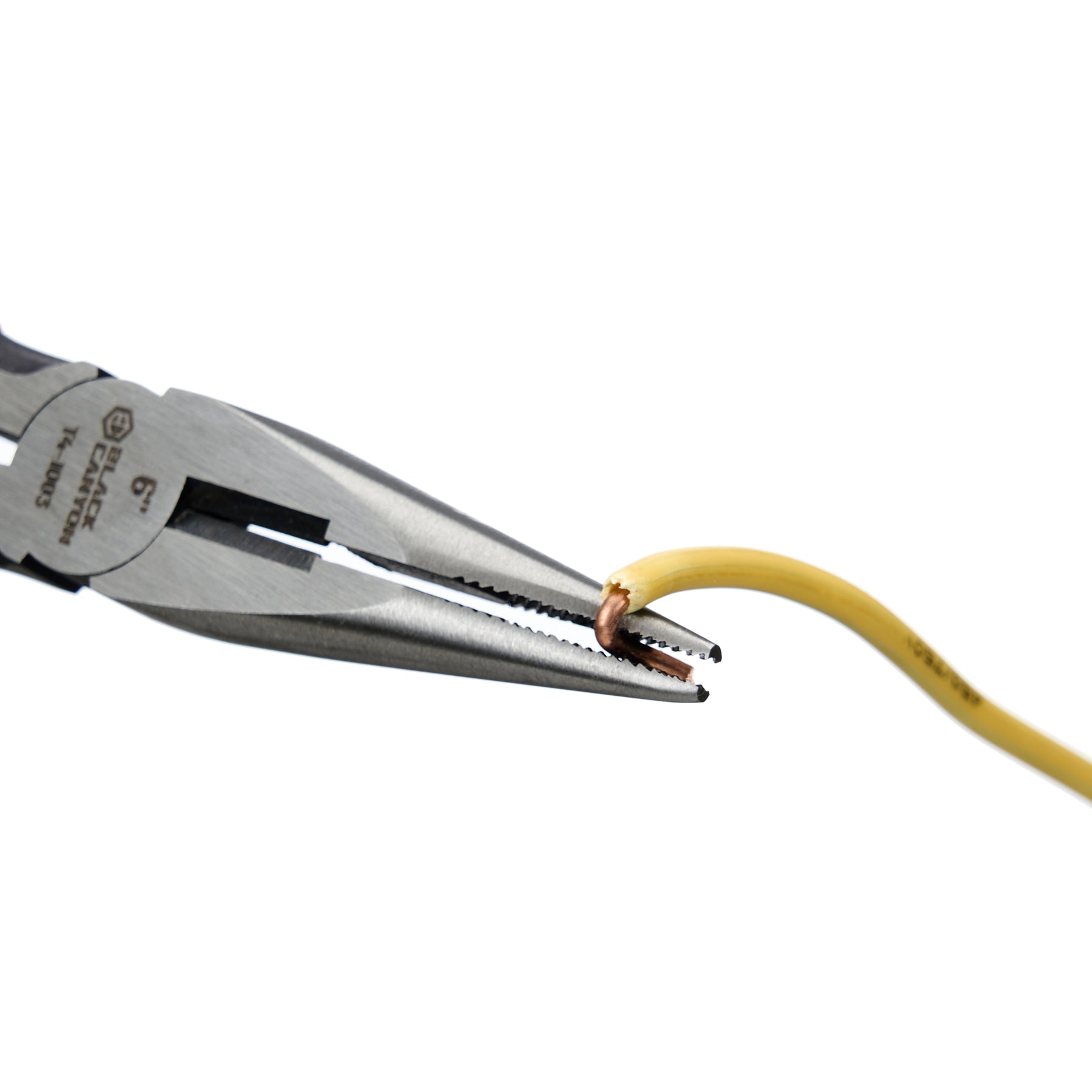 Long-Nose Pliers, 6 in Length, Comfort Grip