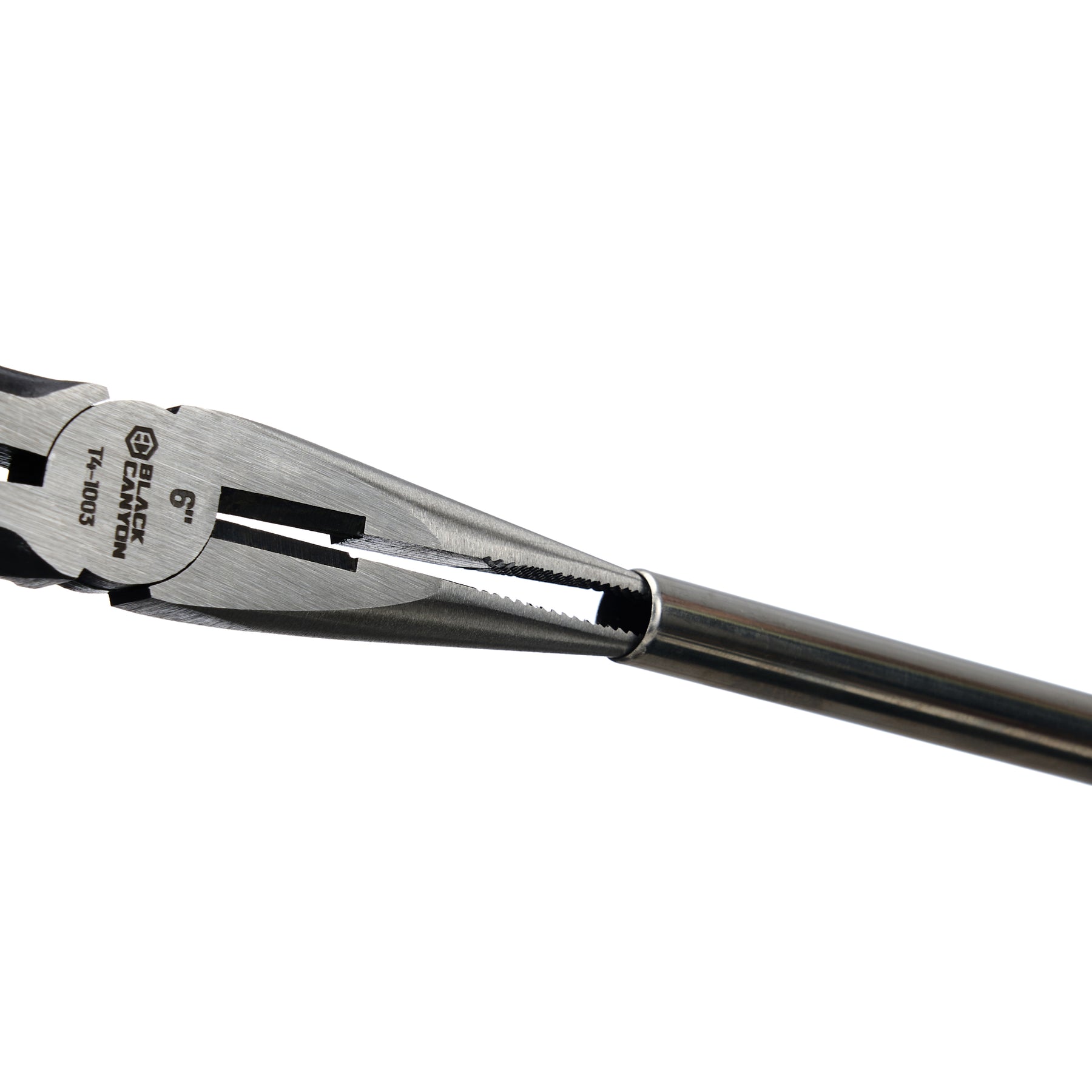 Long-Nose Pliers, 6 in Length, Comfort Grip