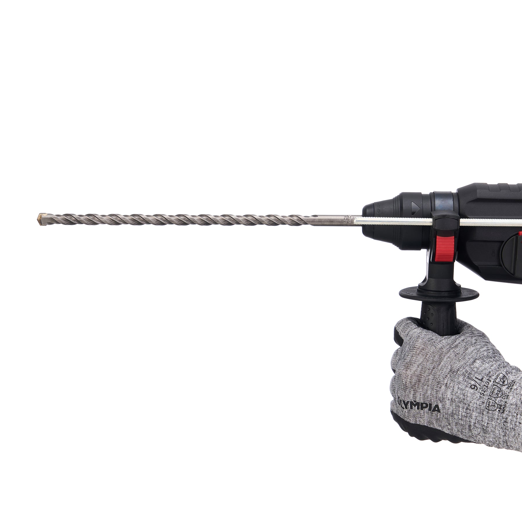 7/16 in Rotary Hammer Drill Bit, 10 in Max Drilling Depth, SDS-Plus, 1 pc