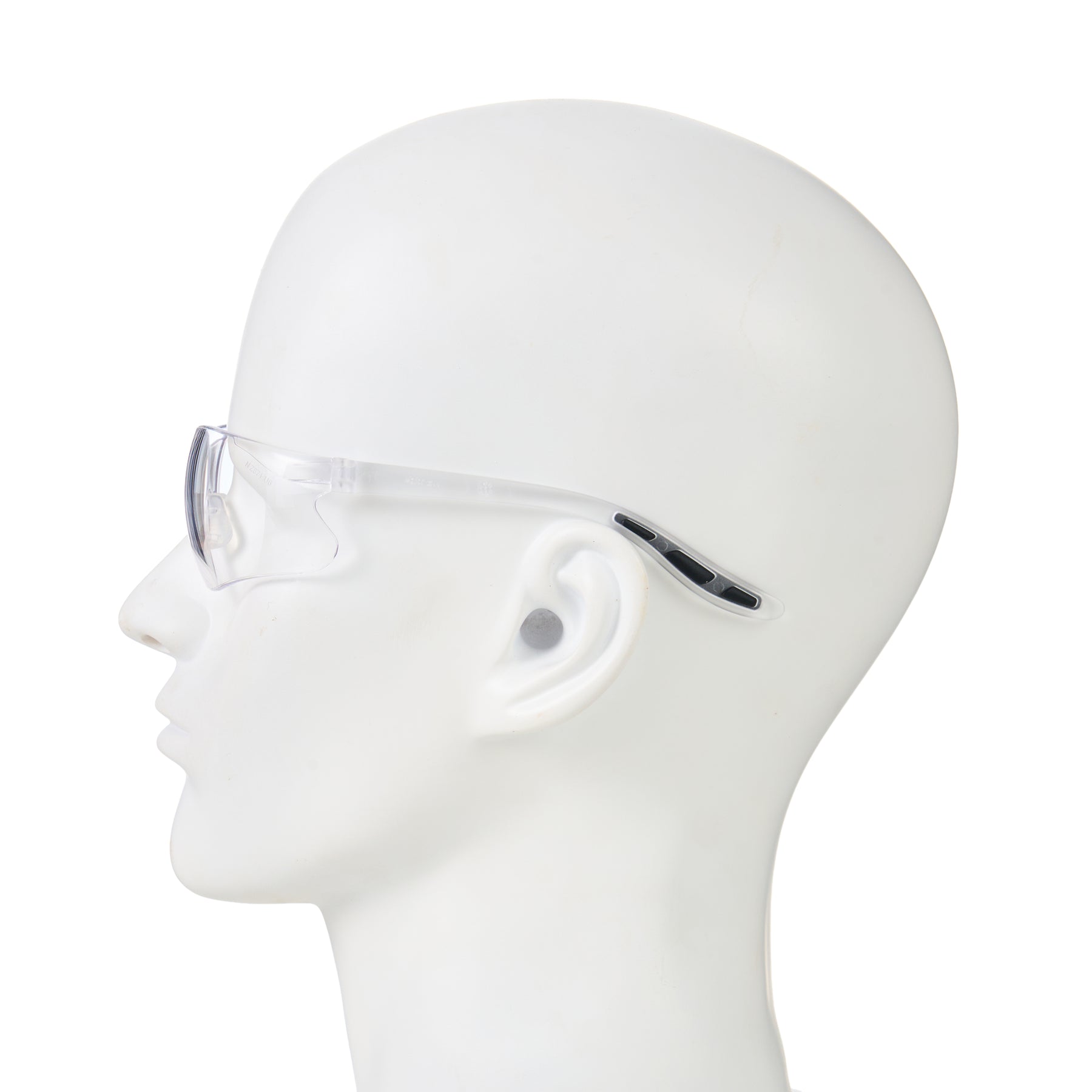 Frameless Safety Glasses, Clear, Anti-Scratch, Anti-Fog, 12 pairs