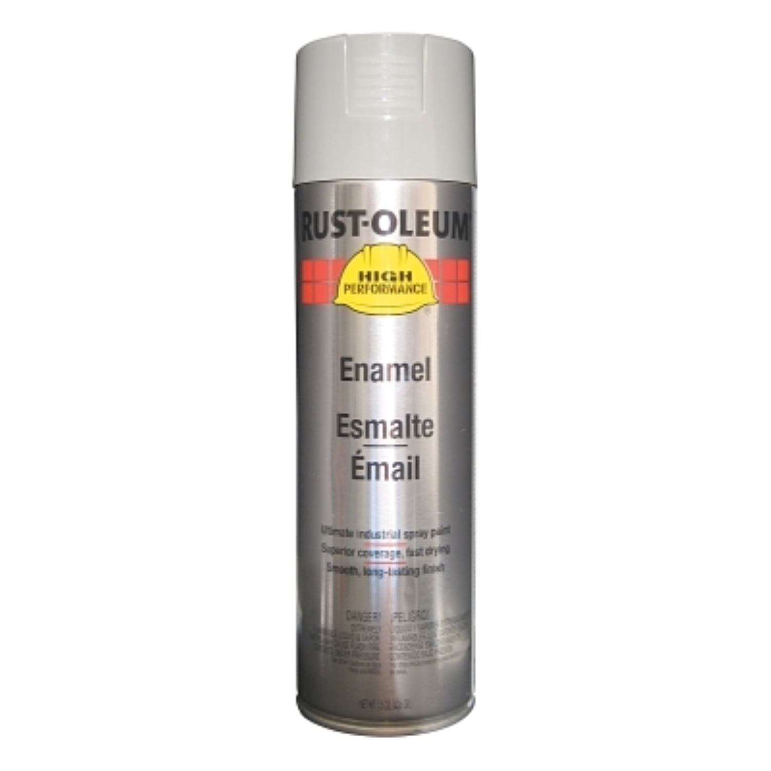 Rustoleum® High Performance V2100 System Aerosol, 15 oz Can, Light Machinery Gray, Gloss