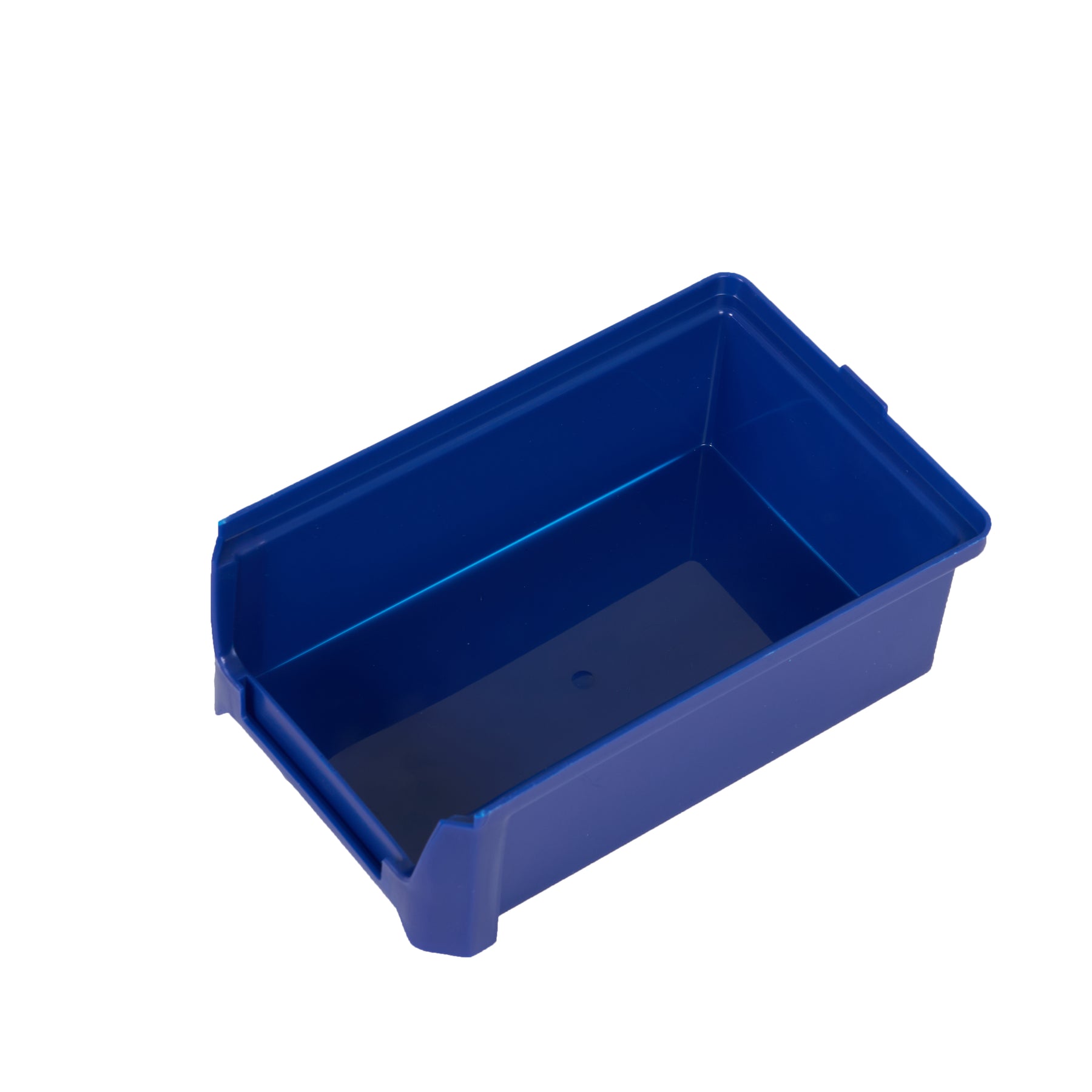 9-Bin Small Parts Cabinet, Stackable, Blue, 14.17 × 7.09 × 9.45 in
