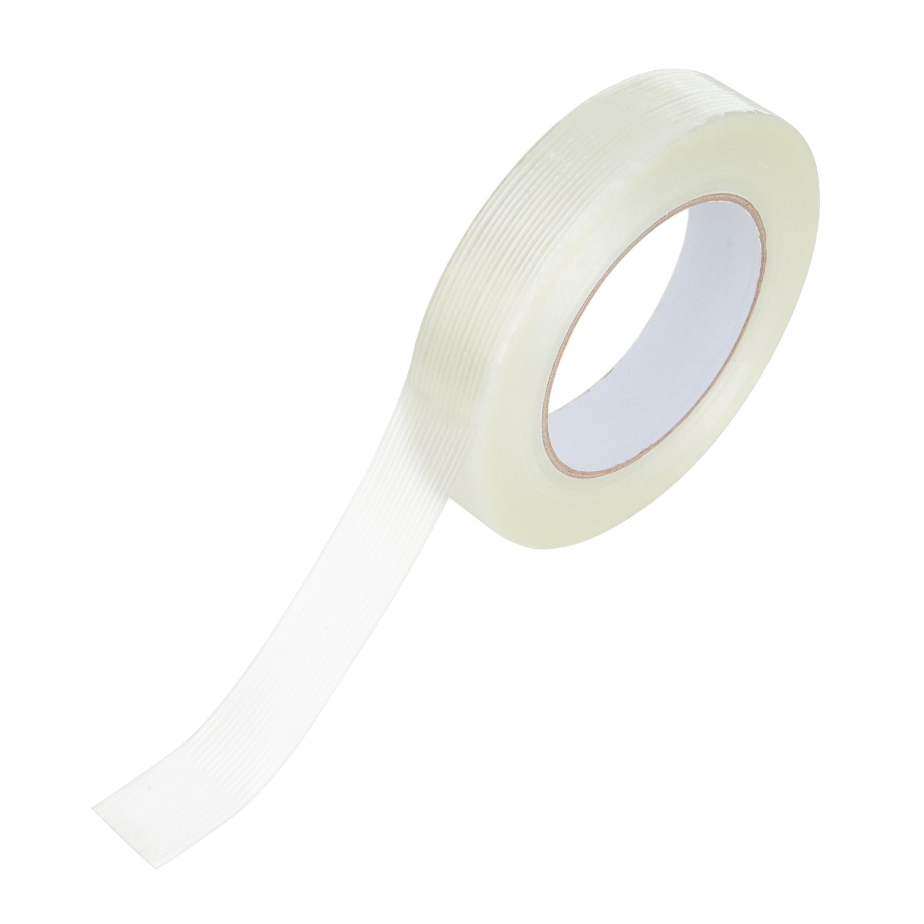 1 in Fiberglass Strapping Tape, White, 4 mil, 60 yd Roll