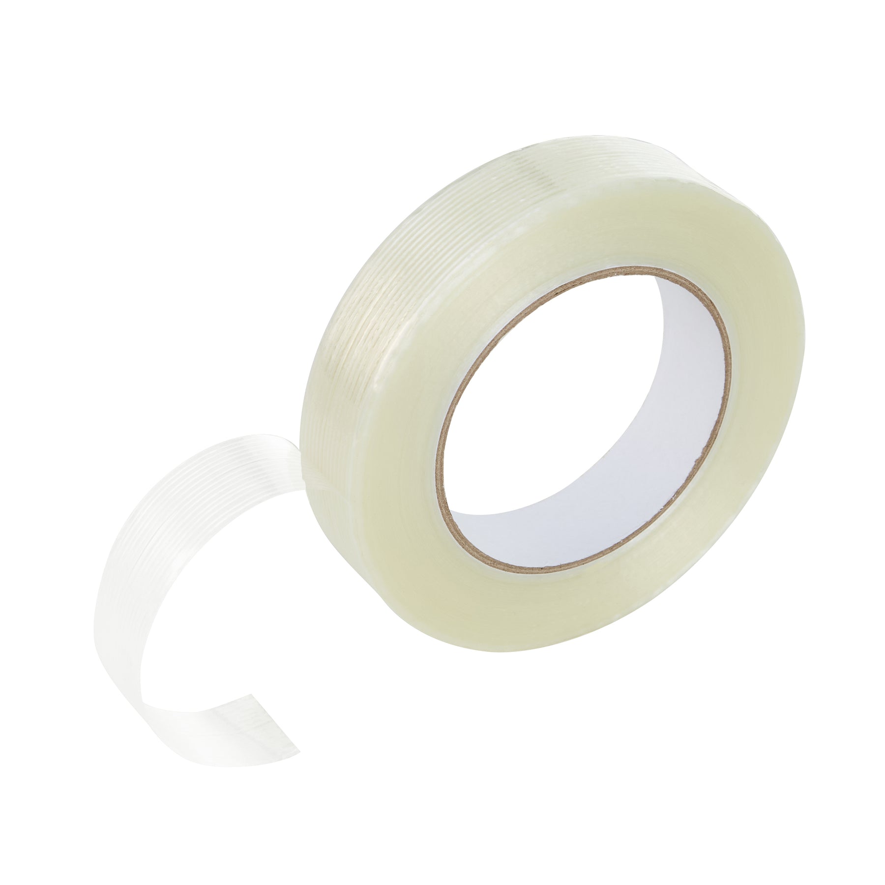 1 in Fiberglass Strapping Tape, White, 4 mil, 60 yd Roll