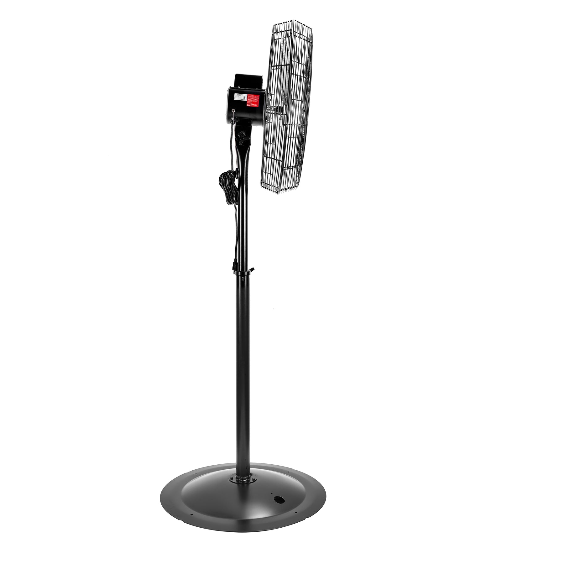 24 in Non-Oscillating Pedestal Fan, 5,450 CFM, 2 Speeds, 1/4 HP