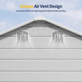 NORTHSKY 10x6 FT Shed with Floor, Large Resin Storage Shed with Windows