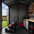 NORTHSKY 8x6 FT Resin Storage Shed with Floor, Outdoor Shed for Backyard