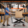 Hydraulic Lift Table Cart