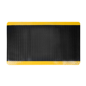 Diamond Plate Anti-Fatigue Mat, 5 x 3 ft, 15/16