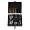 Carbide Hole Saw Kit, 12 pcs