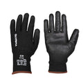 Cut-Resistant Gloves, M/8, Sandy, Black, Cut Level A4, 12 Pairs