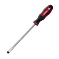 Magnetic Slotted Screwdriver 3/8 – Soft Grip Ergonomic Handle, 8 in Shank, 12-3/4 in Overall