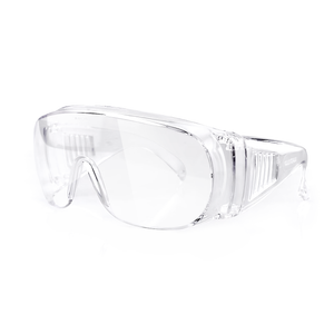 OTG Safety Glasses, Frameless, Clear Lens, Dispenser Box, 24 pairs