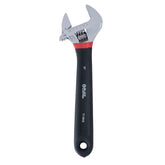 10 in Adjustable Wrench with Comfort Grip, 1-3/8 in Jaw, Chrome