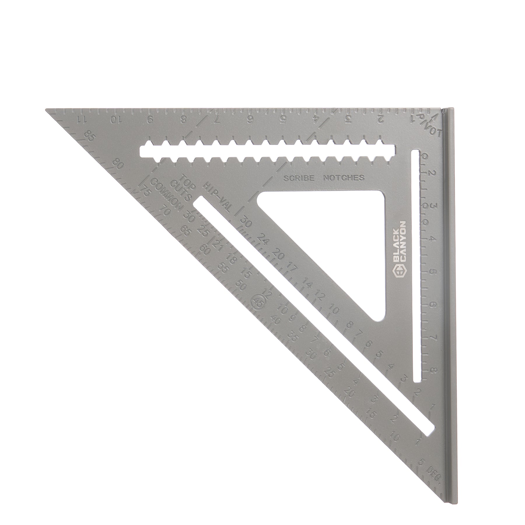 12 in Rafter Angle Square, Silver