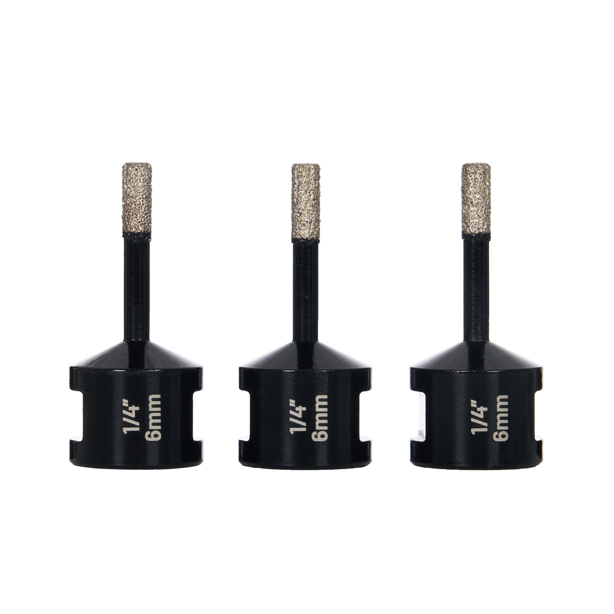 1/4 in Diamond Hole Saw, 3 pcs