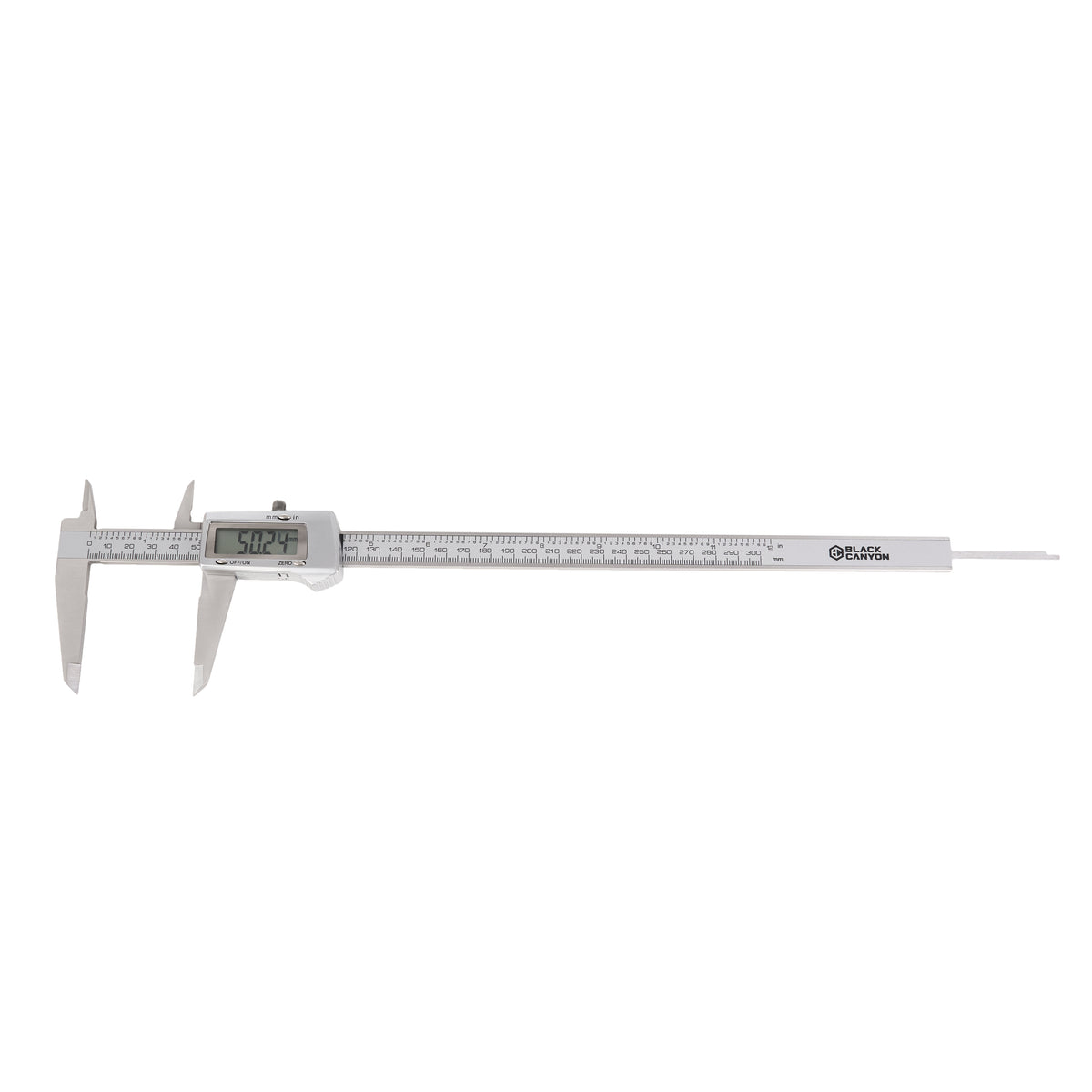 12 in Digital Caliper, Inch/Metric