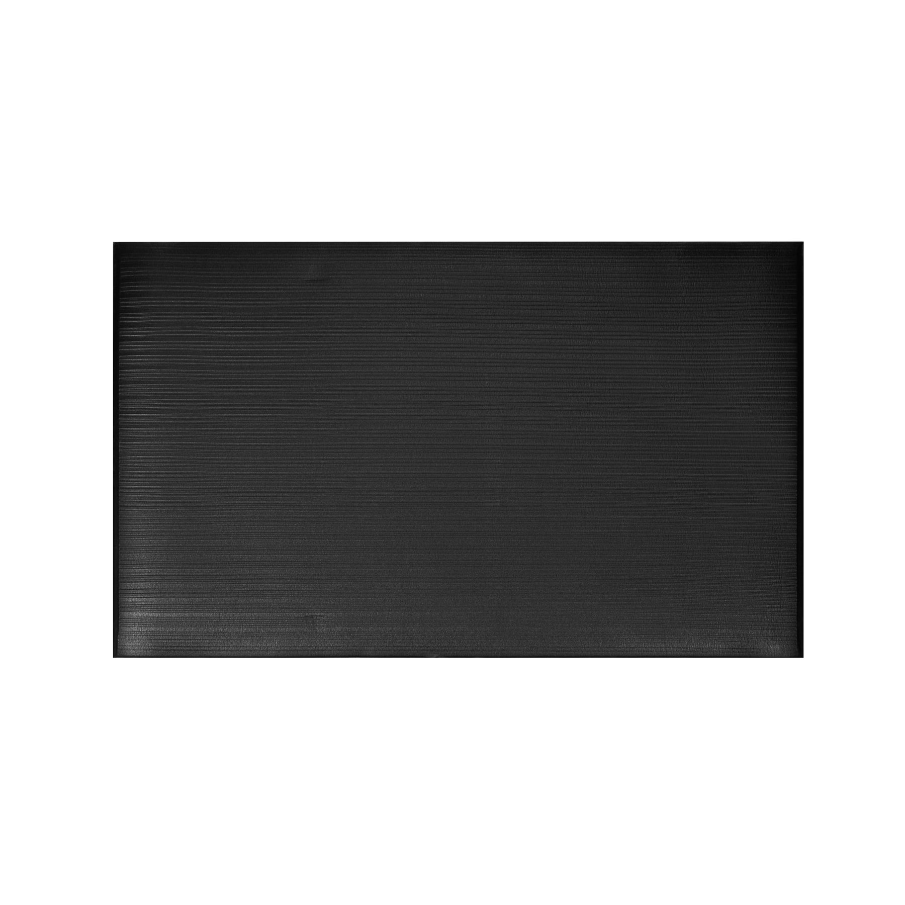 Ribbed Anti-Fatigue Mat, 5 x 3 ft, 5/8" Thick, Black