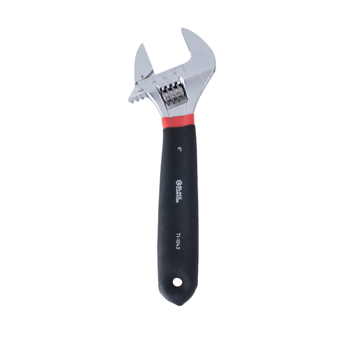 6 in Adjustable Wrench, 15/16 in Jaw Capacity, Chrome Finish