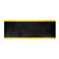Diamond Plate Anti-Fatigue Mat, 8 x 3 ft, 15/16" Thick, Safety Border