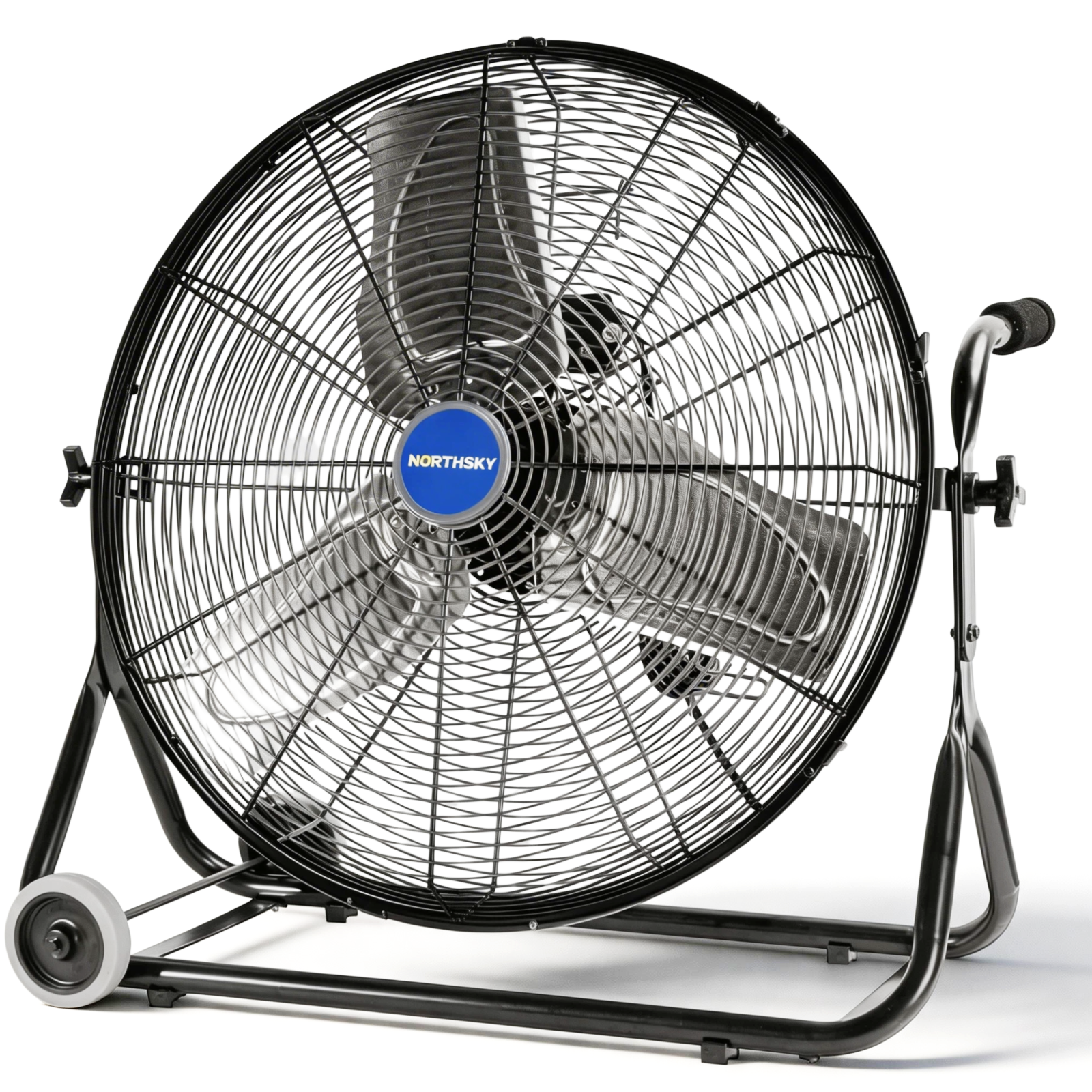 24 in Workstation Floor Fan, 4,950 CFM, 3 Speeds, 1/4 HP