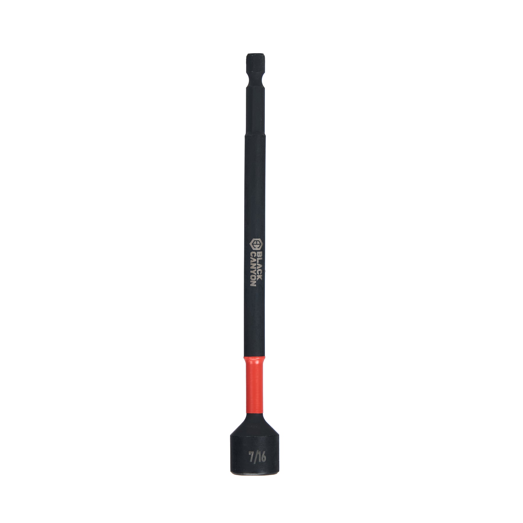 7/16" Impact Nut Driver, Magnetic Tip, 6" Length, 1 pc