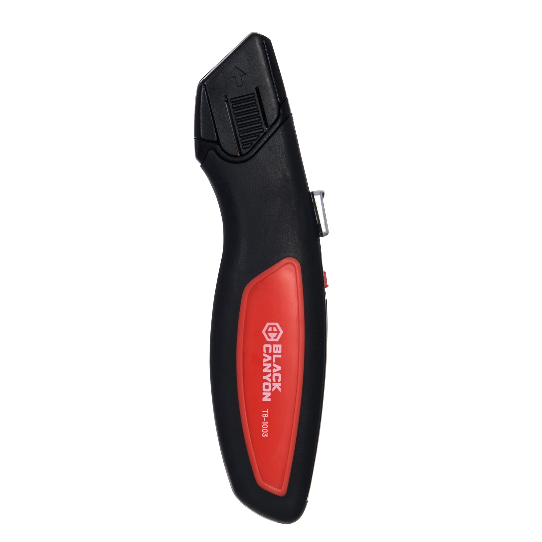 Utility Knife, Auto-Retract, Black & Red