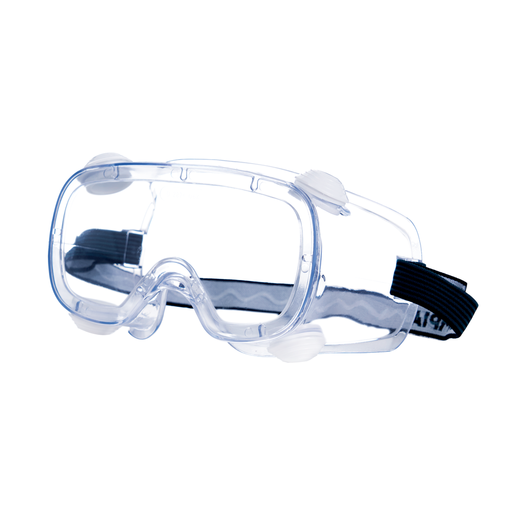 OTG Safety Glasses with Indirect Venting, Anti-Scratch, Anti-Fog, UV Protection, Over Glasses Goggles for Eye Protection, 1 pair