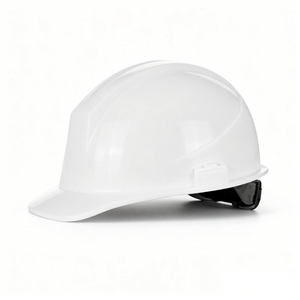 Front Brim Safety Helmet, White-8pcs