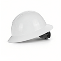 Full Brim Hard Hat, White-8pcs