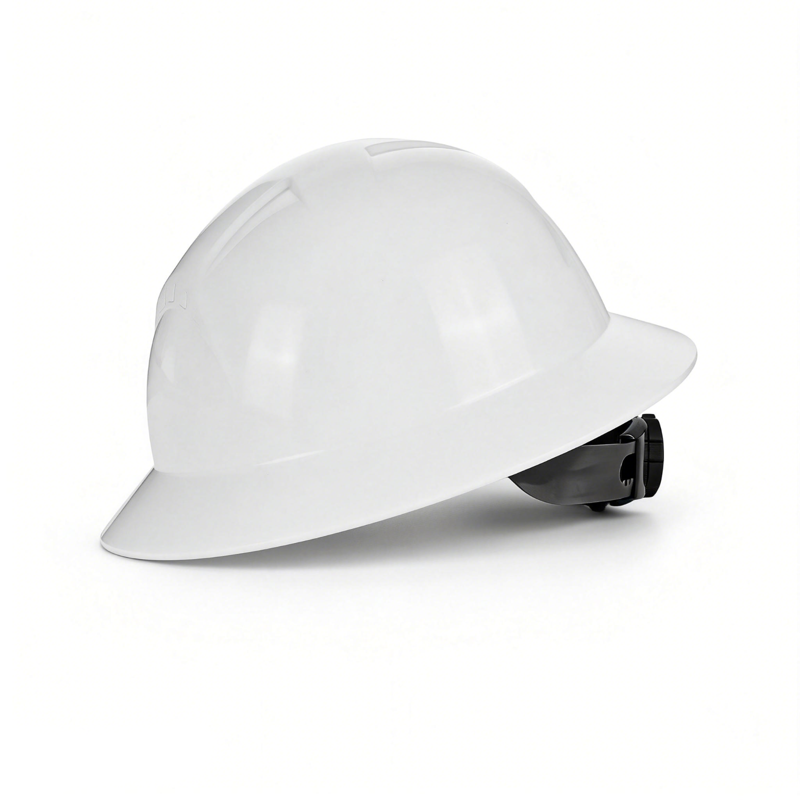 Full Brim Hard Hat, White-8pcs