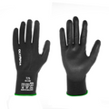 Cut-Resistant Gloves, S/7, Smooth, Black, Cut Level A4, 12 Pairs