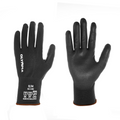 Cut-Resistant Gloves, M/8, Smooth, Black, Cut Level A4, 12 Pairs
