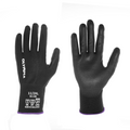 Cut-Resistant Gloves, XXL/11, Smooth, Black, Cut Level A4, 12 Pairs