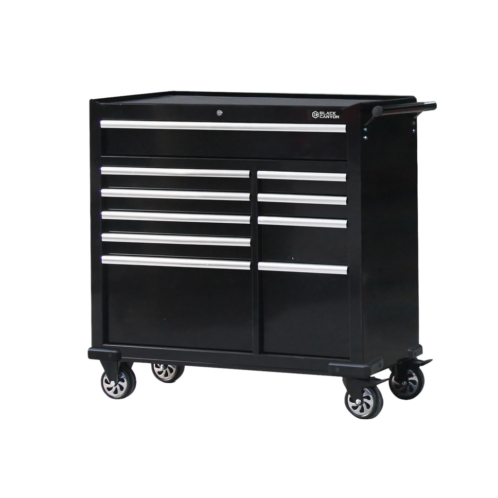 Rolling Tool Cabinet, 10 Drawers, 42