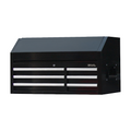 Flip-Top Chest, 6 Drawers, 42" x 18", Black