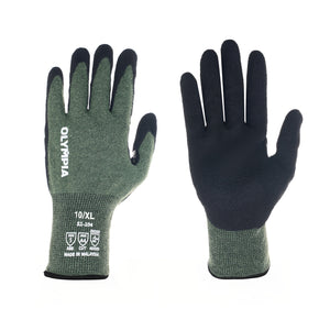 Cut-Resistant Gloves, 18ga, Nitrile Coated,  XL/10, Cut Level A4, Abrasion Level 5, 12 Pairs