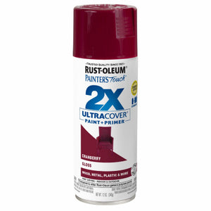 Painter's Touch 2X Spray Paint, Gloss Cranberry, 12-oz.