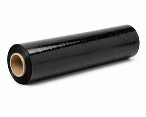 Black Color Tinted Stretch Wrap Film, Cast, 80 Gauge, 18