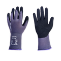 Sandy Nitrile Dipped Knit Gloves, XL/10, Gray / Black, 12 Pairs