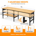 Northsky 94"x 24" Heavy Duty Workbench 5000 Lbs Capacity, Adjustable Height