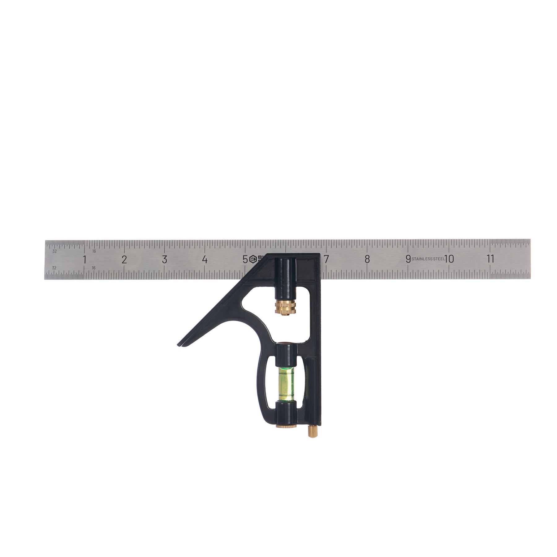 12 in Combination Square, Stainless Steel